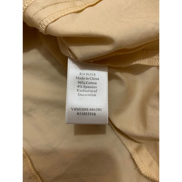 Coldwater Creek Button Front Shirt Womens XS Beaded Embroidery Cotton Blend - Picture 9 of 12